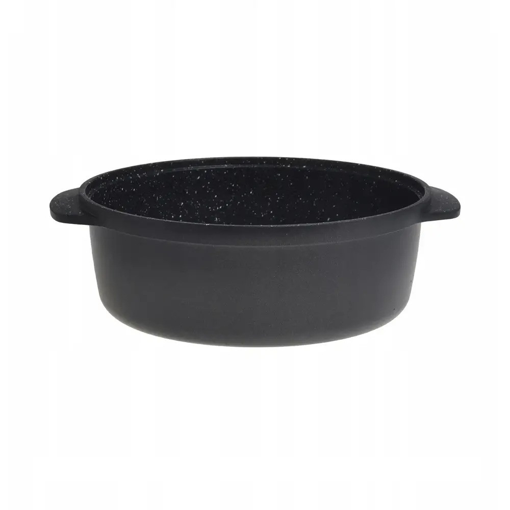 Каструля 2,5 л 20 см із антипригарним покриттям чорний литий алюміній Kamille KM-4219, фото 1