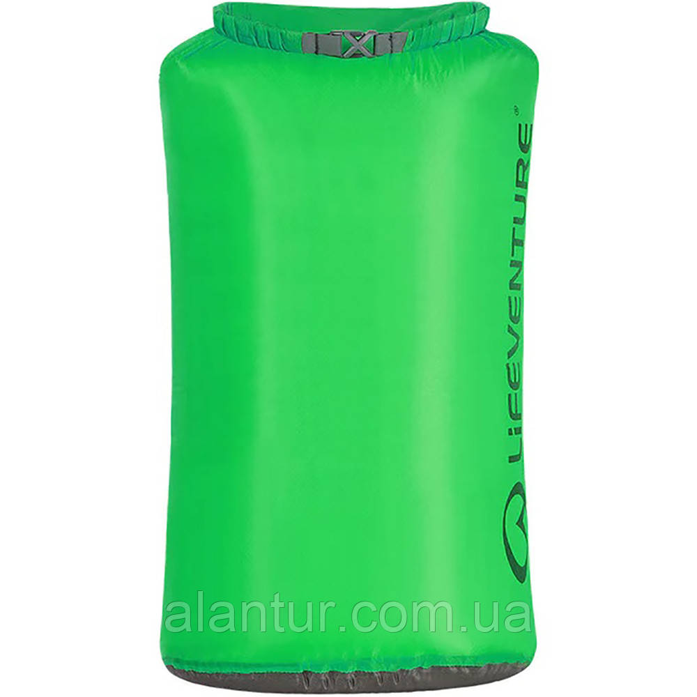Чохол Lifeventure Ultralight Dry Bag 55L водонепроникний, зелений, для спорту, фото 1
