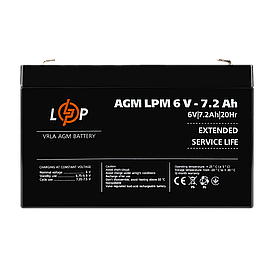 Акумулятор AGM LPM 6V - 7.2 Ah