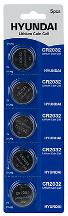 Батарейка Hyundai CR2032 Blister 5, фото 1