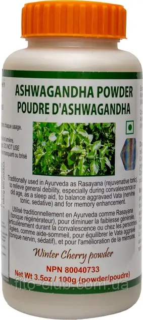 Patanjali Ayurved Ашваганда Чурна 100г