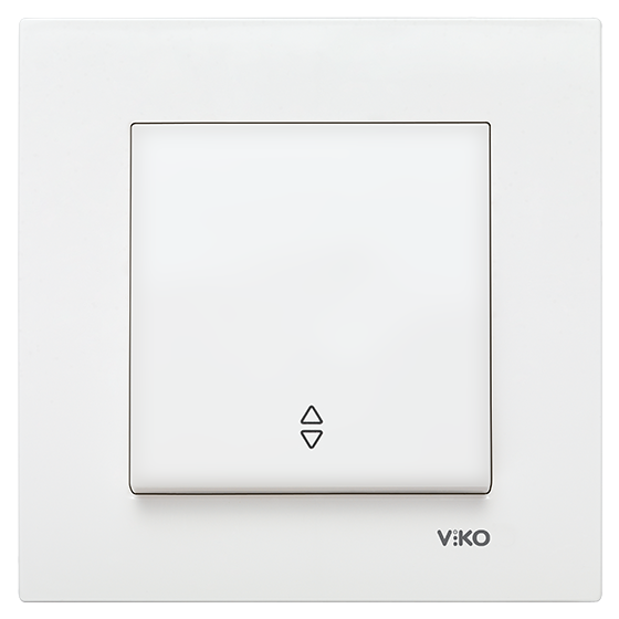 Вимикач прохідний Білий Karre Viko, 90960004