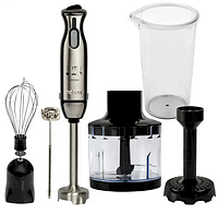 Блендер Rotex 800ват з нержавіючої сталі набір 6-в1 RTB 807-B