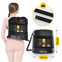 Килимок акупунктурний із подушкою 4FIZJO Ergo Mat Аплікатор Кузнєцова 4FJ0381 Black/Gold Poland, фото 3