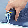 Килимок (мат) спортивний 4FIZJO TPE 180 x 60 x 1 см для йоги та фітнесу 4FJ0389 Blue/Sky Blue Poland, фото 9
