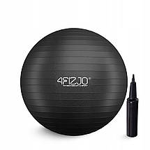 М'яч для фітнесу (фітбол) 4FIZJO 65 см Anti-Burst 4FJ0400 Black Poland, фото 4