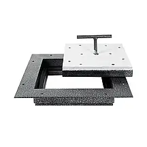 Люк в підлогу, модель "Економ" 200х200 мм.