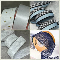 Декоративна стрічка (мікровельвет, подвійний репс, сатинова стрічка, джинс і інша )