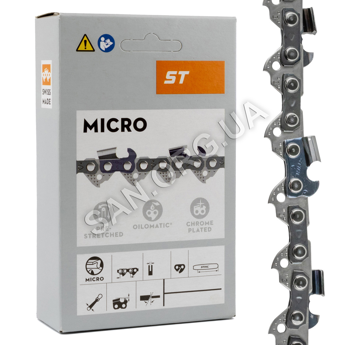 Ланцюг 59 ланок для Поздовжнього пиляння крок 3/8 1.3 мм S, фото 1