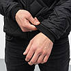 Демісезонна чоловіча куртка  від виробника 48-60 чорний, фото 3