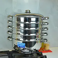 Мантоварка Arian 12 л нержавіюча сталь 30 см 4 сітки