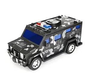 Дитяча військова машинка скарбничка із кодовим замком Military car safe box B