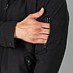 Чоловіча осіння вітровка від виробника 50-60 чорний, фото 6