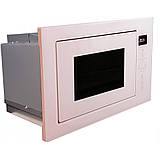 Комплект побутової техніки в бежевому кольорі retro, газова варильна поверхня та мікрохвильова піч Luxor Німеччина, фото 5