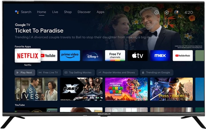 Телевізор Grunhelm 43FI500-GA11V, 1920x1080, SmartTV (Android TV 11) NEW