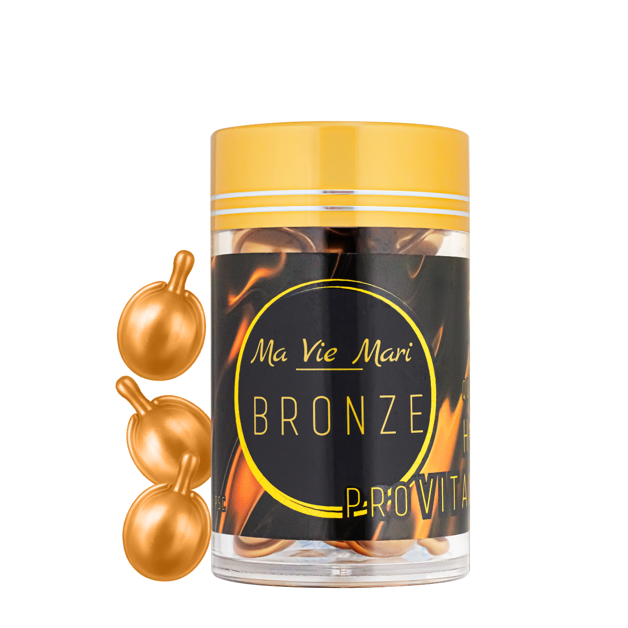 Капсули проти випадання волосся Ma Vie Mari ProVitamin Bronze бронзові, 30 капсул (MVM3649), фото 1