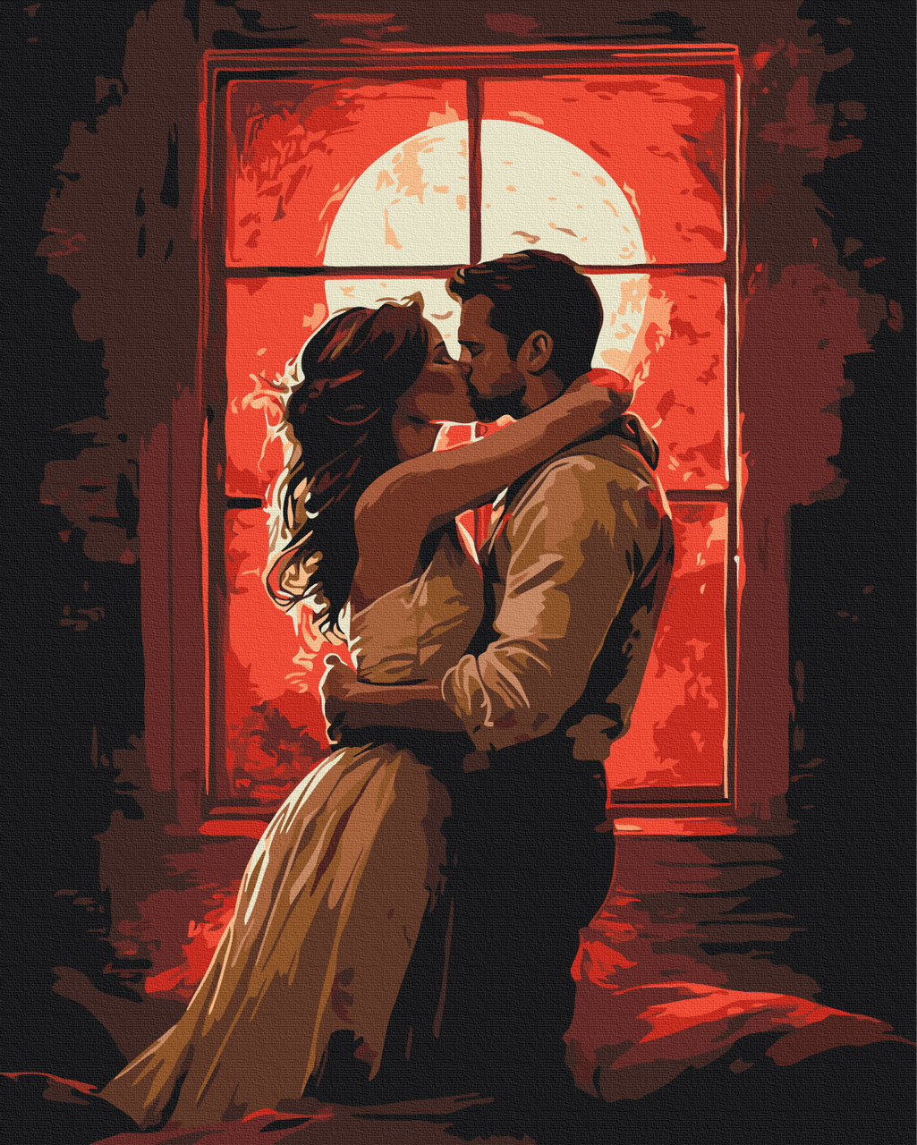 Картина за номерами Полум'я почуттів, фото 1