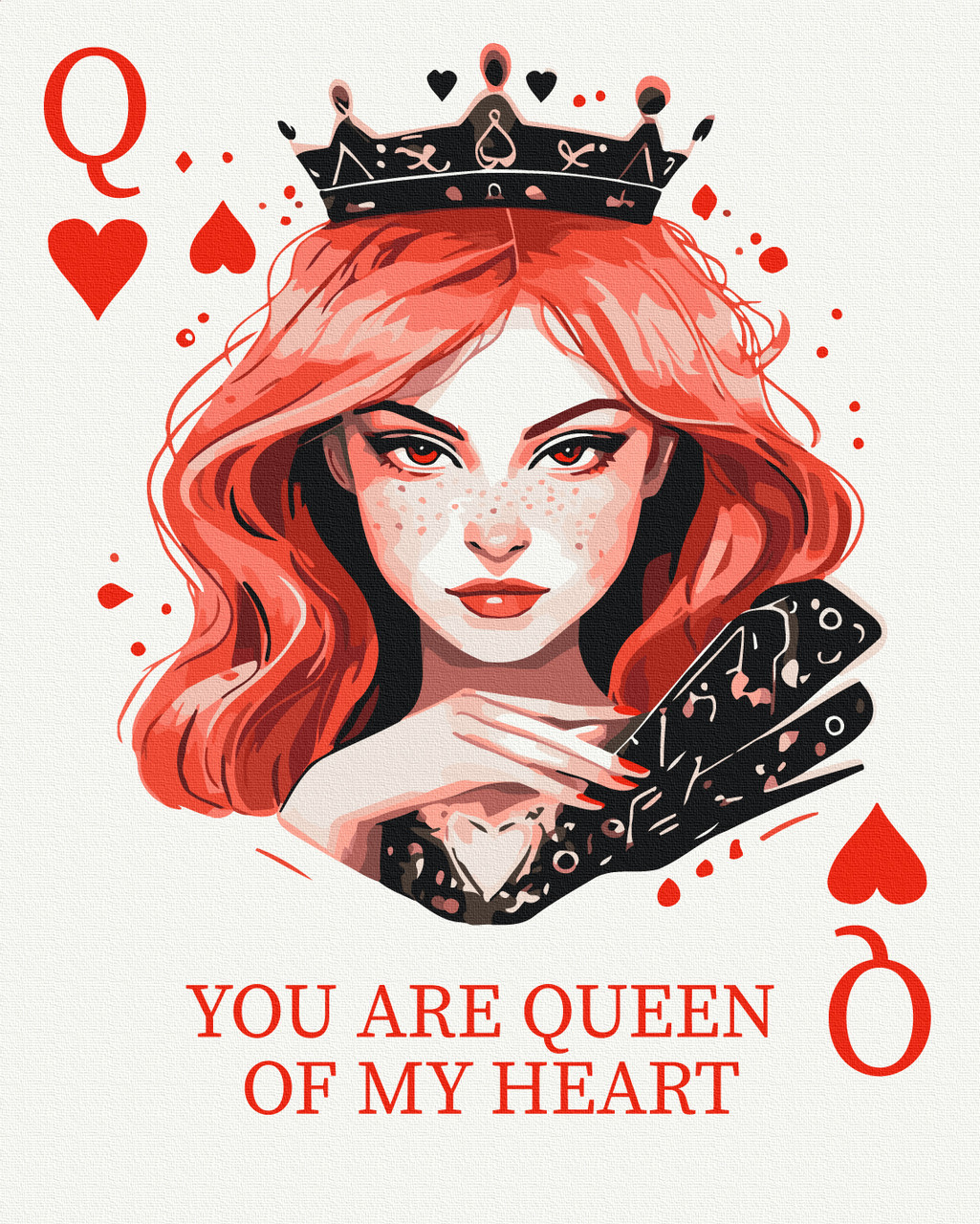 Картина за номерами Королева сердець, фото 1
