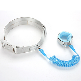 Повідець для дитини на пояс Antilost Блакитний 1,5 метра з ключем (18025)