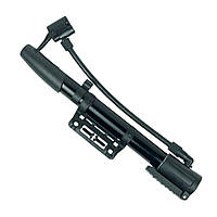 Насос для велосипеда, м'яча AV/FV ручний чорний