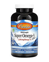 Омега-3 Carlson Super Omega-3 Gems 1200 мг 180 капс США