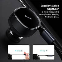 Автомобільний зарядний пристрій Baseus Enjoyment Retractable 2-in-1 Type-C + Type-C 33W, фото 7