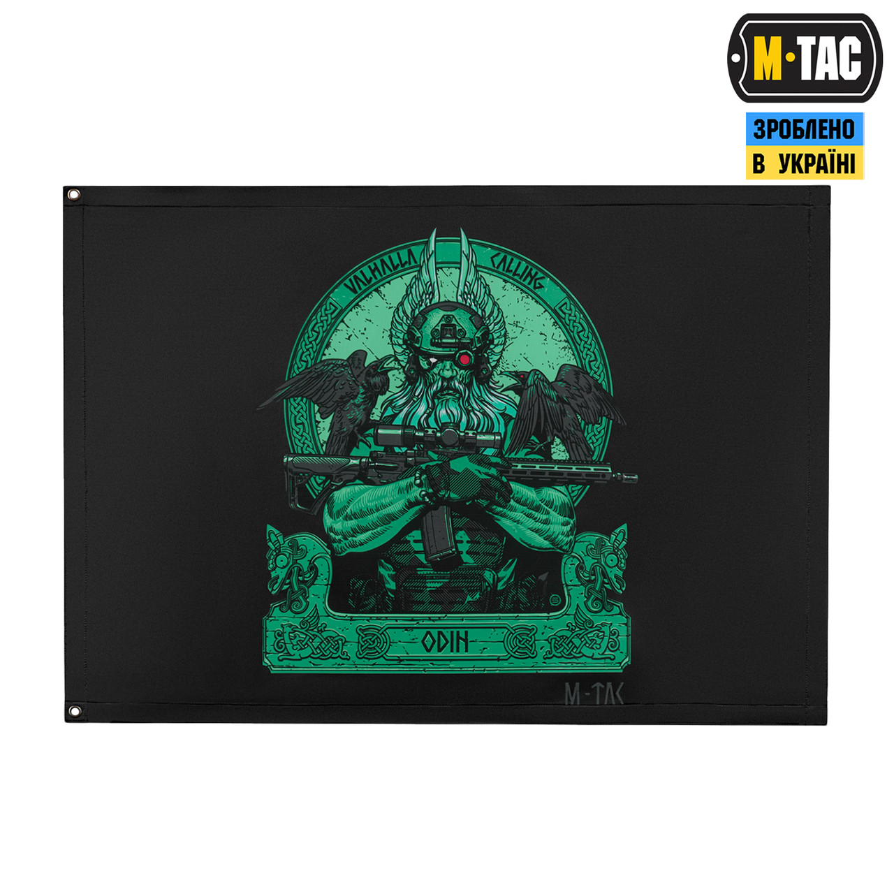 M-Tac прапор Odin Night Vision 630x900 Black, фото 1