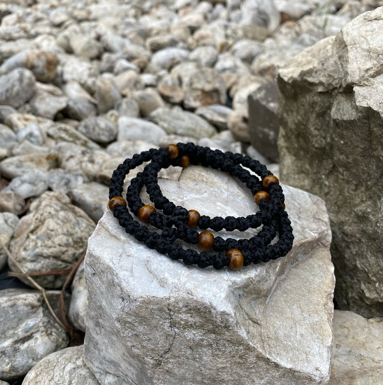 Чотки-браслет з сутажу на 100 вузлів (колір на вибір), фото 1