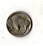 США 5 центів, 1936 рік Buffalo Nickel БУФАЛО №2652, фото 3