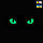 M-Tac нашивка Cat Eyes (Type 2) Laser Cut Black/GID, фото 3