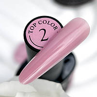 Камуфлюючий топ для гель-лаку без липкого шару Crooz Color Top № 02 8 ml (Розовий)