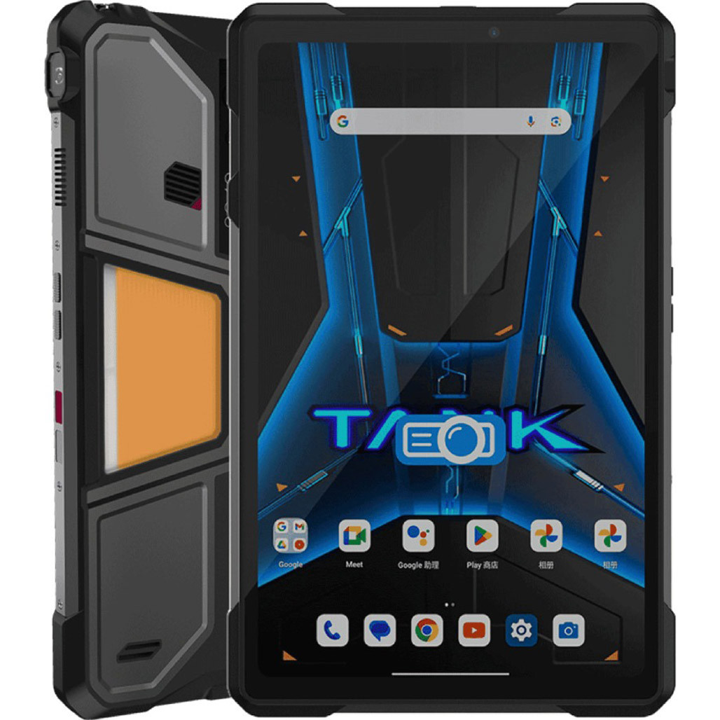 Unihertz 8849 Tank Pad 16/512Gb black Global Захищений планшет MediaTek Dimensity 8200 21000 мАг, фото 1