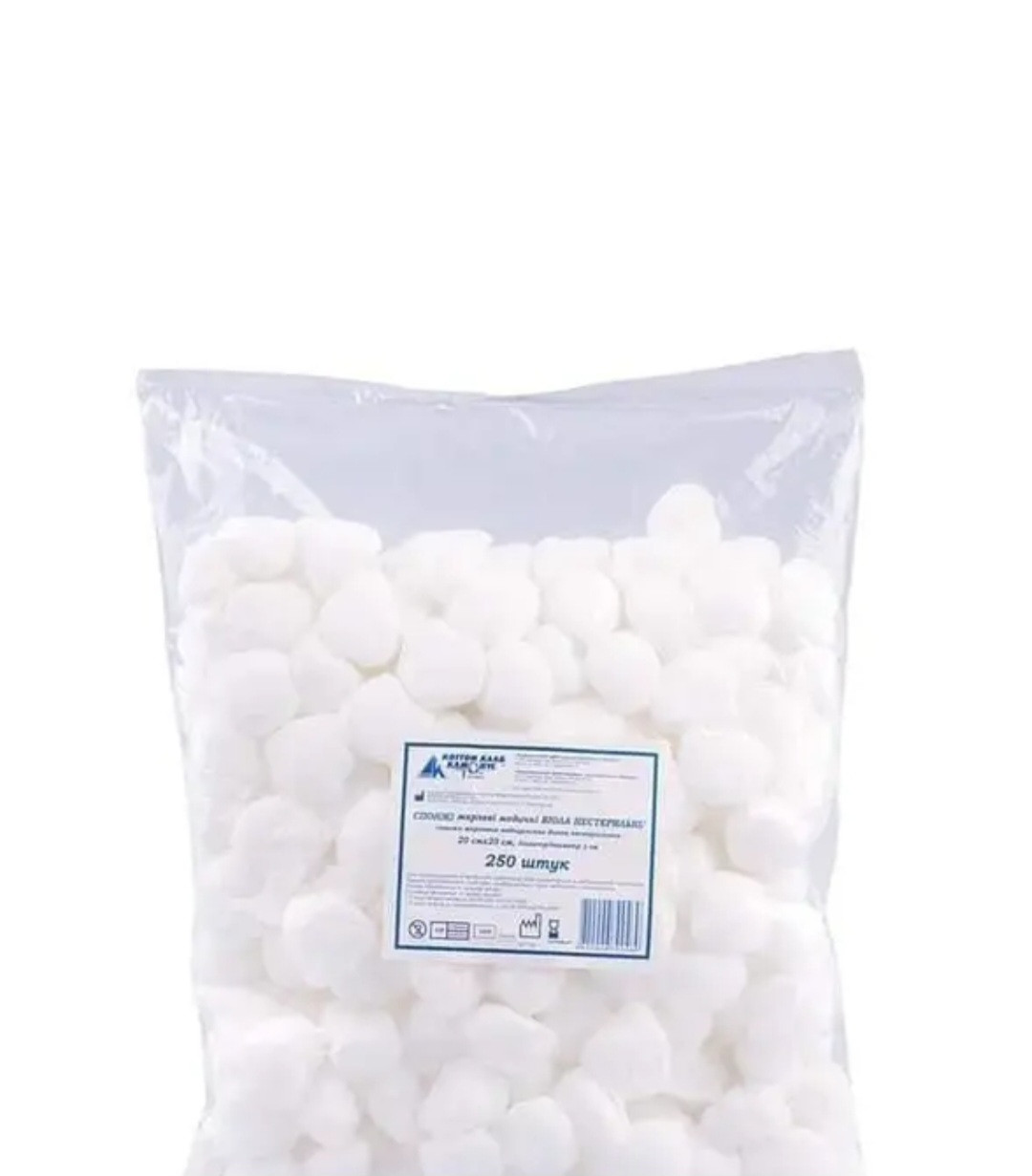 Спонж марлевий 2,5см Віола 250шт нестерильний, фото 1