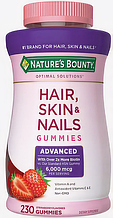 Nature's Bounty Волосся, Шкіра та Нігті 6000 мкг, 230 жувальних таблеток