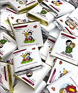 Подарунковий шоколад love is Міні шоколад 6 г Романтичний дизайн 30 шт, фото 2