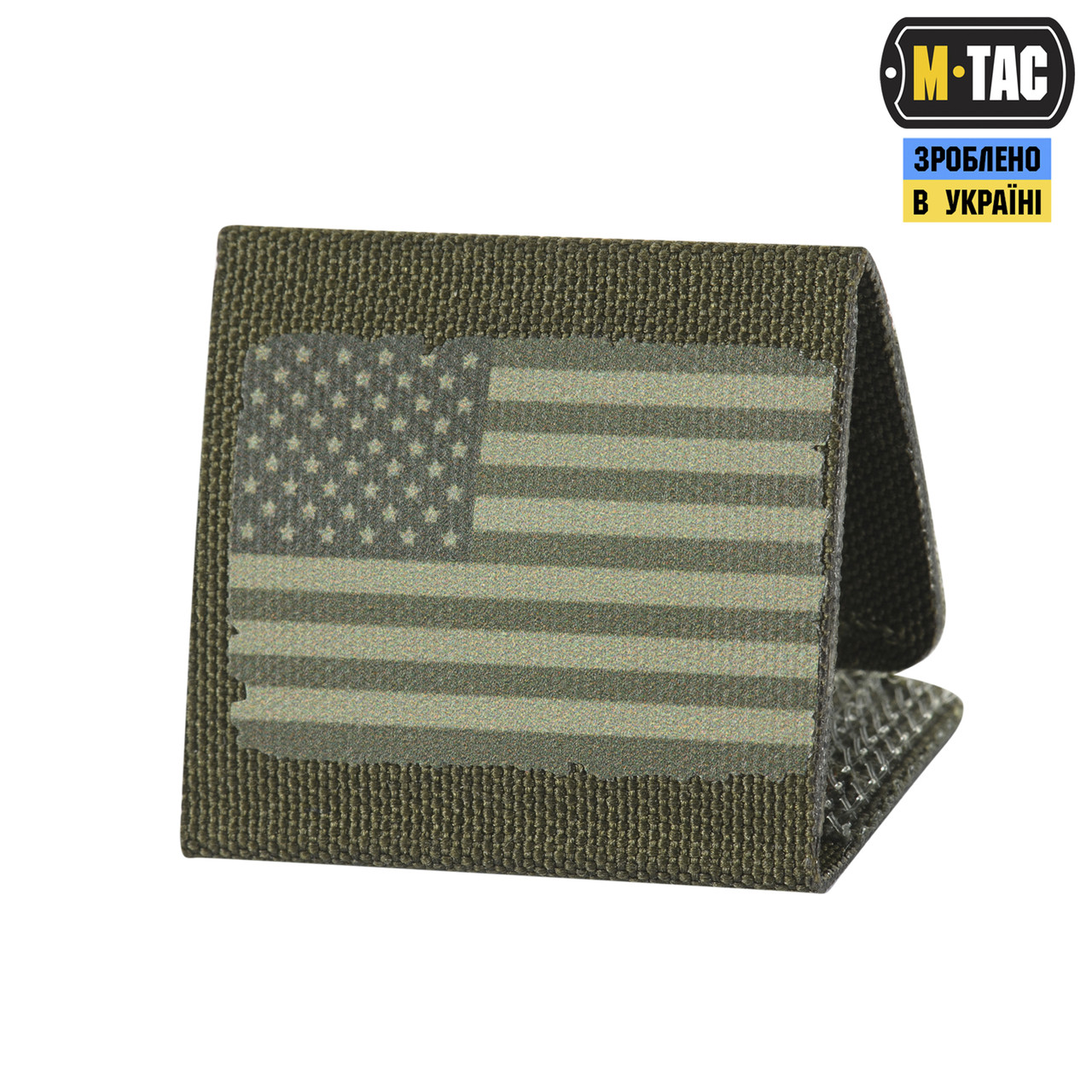 M-Tac MOLLE Patch прапор США Olive/Ranger Green