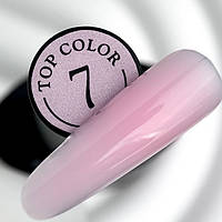 Камуфлюючий топ для гель-лаку без липкого шару Crooz Color Top № 07 8 ml (Ніжно-рожевий)
