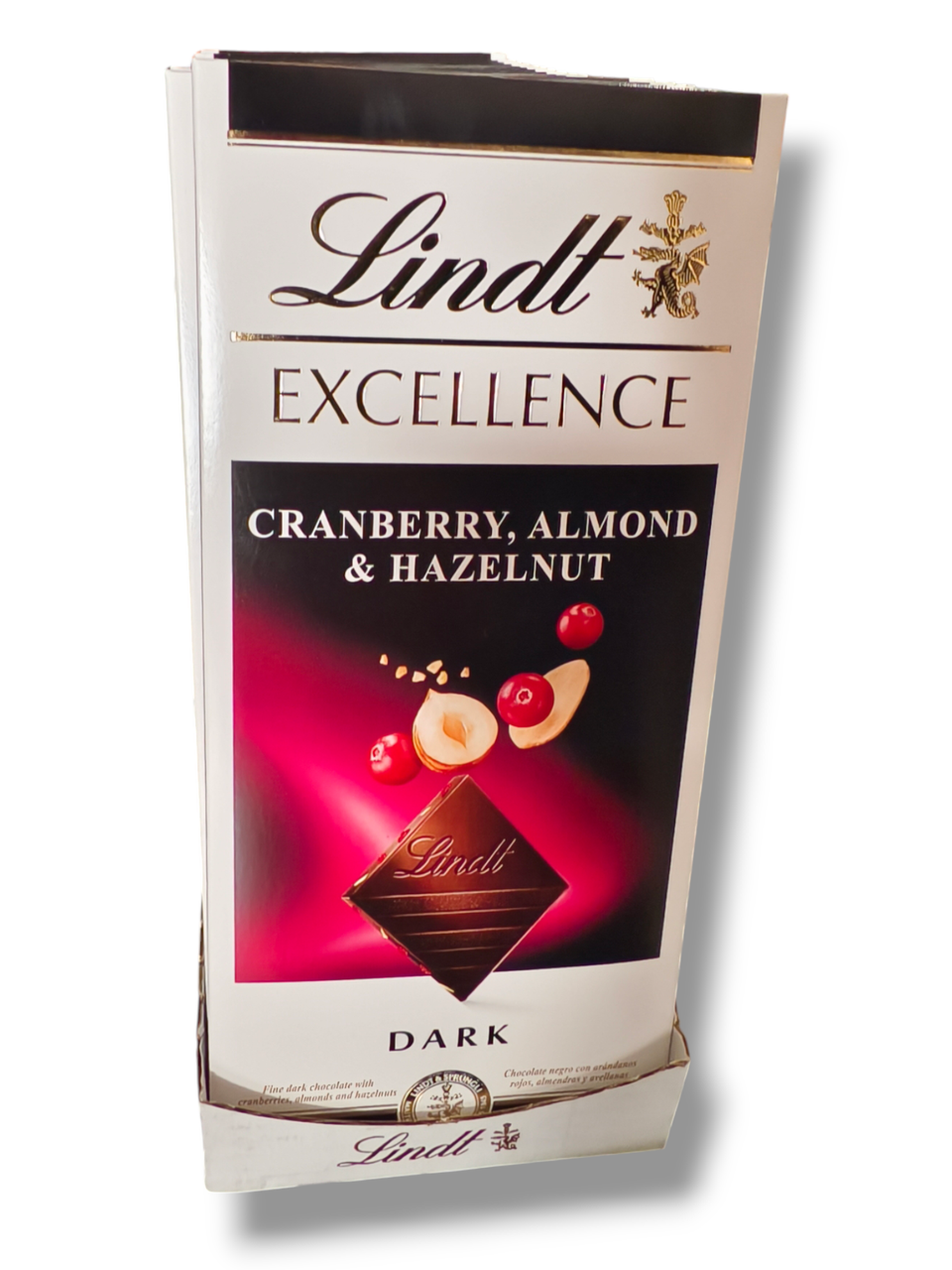 Lindt журавлина мигдаль та фундук, 100 г