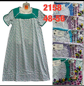 Жіноча нічна сорочка великого розміру 48-56  оптом новинка 2025