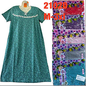 Жіноча нічна сорочка великого розміру 48-56  оптом новинка 2025