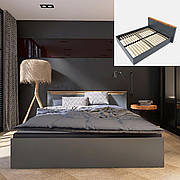 Ліжко двоспальне Нордик-1600 (основа Ламель)