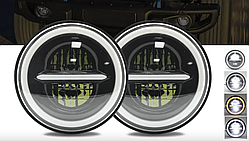 Світлодіодні фари 7 дюймів Led ВАЗ 2101 2121-21213 Ваз Газ Ваз 150 ват