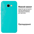 Чохол Silicone case для Samsung J4 Plus (02) SeaBlue небесно-блакитний, фото 2
