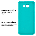 Чохол Silicone case для Samsung J4 Plus (02) SeaBlue небесно-блакитний, фото 3