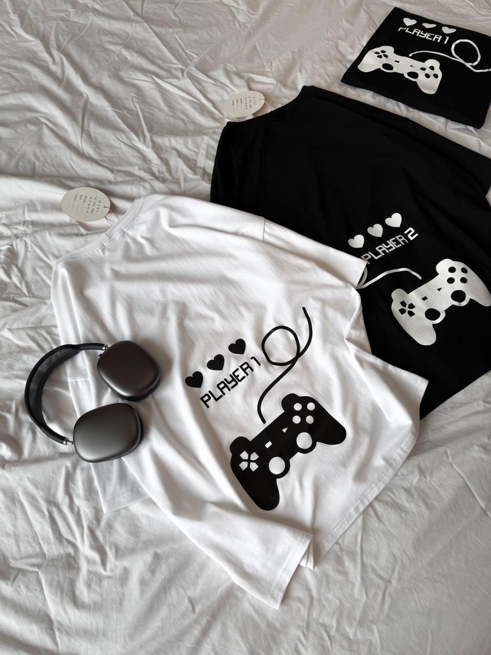 Круті парні футболки для закоханих "PLAYER", фото 1