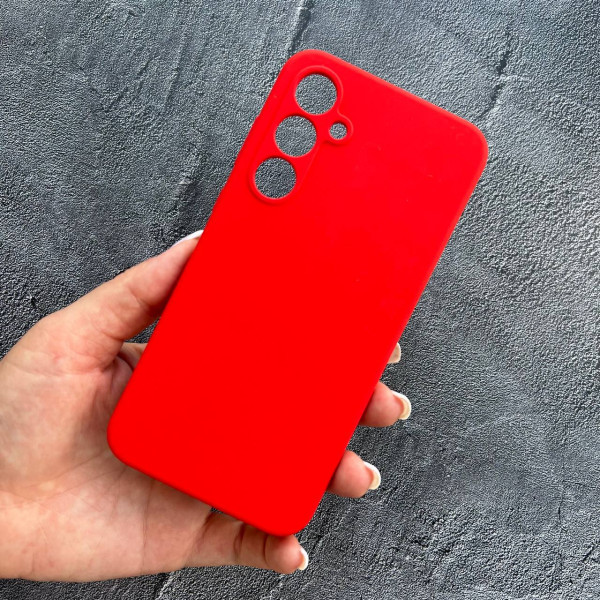 Силіконовий чохол для Samsung A55 5G (A556) червоний Fashion Color