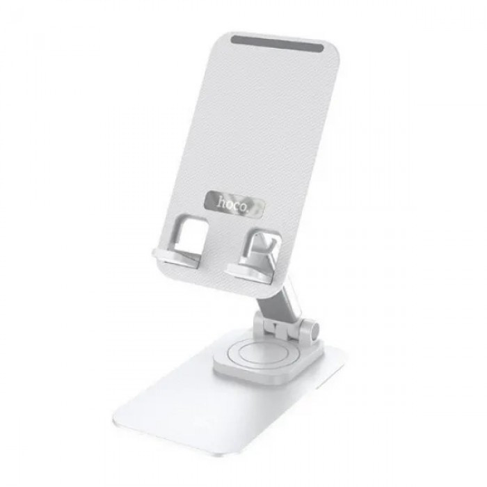 Тримач для мобільного HOCO PH50 Ivey folding rotatable desktop holder White
