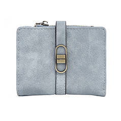 Жіночий гаманець Prettyzys PT23-2087 Blue клатч із пряжкою повсякденний складаний