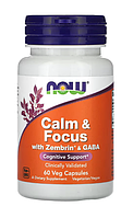Now Calm & Focus With Zembrin & GABA 60 Veg Caps