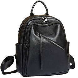 Рюкзак чорний жіночий шкіра натуральна 51124